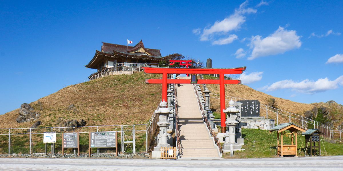 蕪島神社ロケーション